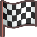 Flag Racing Emoji